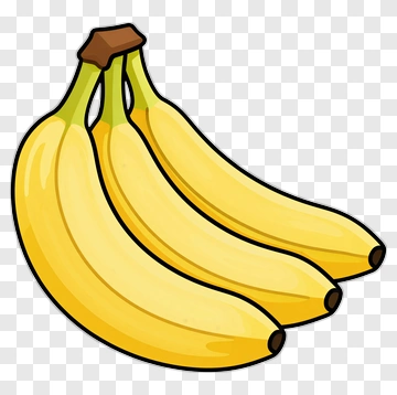 Three Bananas PNG