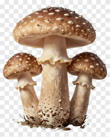 Mushroom Cluster PNG
