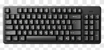 Black Computer Keyboard PNG