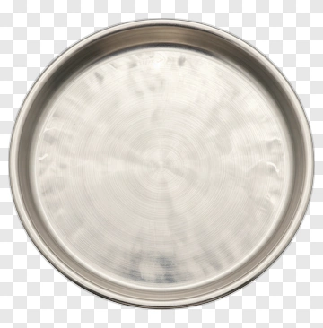 Round Stainless Steel Plate PNG
