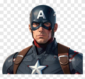Superhero Character With A Shield PNG