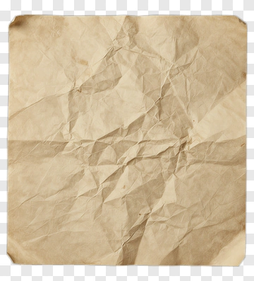 Crumpled Old Paper PNG