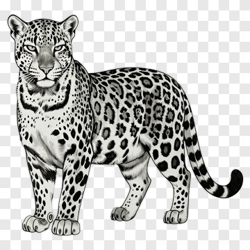 Leopard Illustration PNG