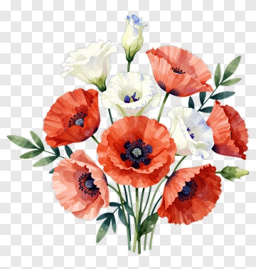 Colorful Flower Bouquet PNG