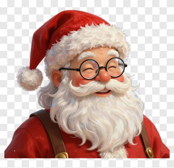 Happy Santa Claus Smiling PNG