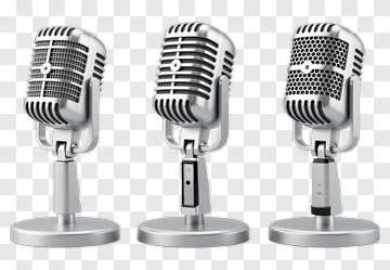 Microphones On Stands PNG