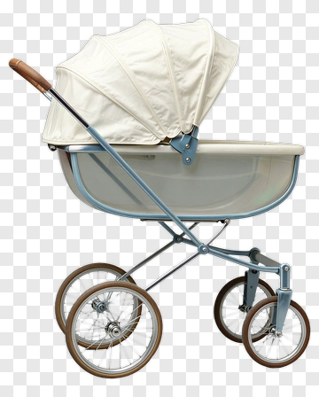 Vintage Baby Stroller PNG
