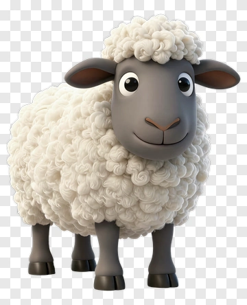 Cartoon Sheep PNG