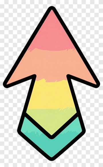 Colorful Arrow Icon PNG