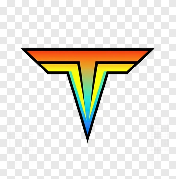 Colorful Letter T Logo PNG