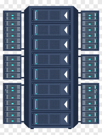 Data Server Rack PNG