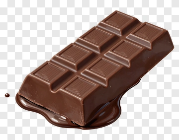 Chocolate Bar With Melted Chocolate PNG