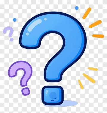 Colorful Question Marks With Exclamation Points PNG