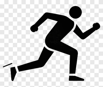 Running Silhouette PNG