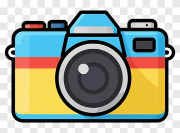 Colorful Camera PNG