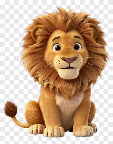 Cartoon Lion PNG