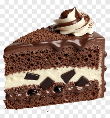 Chocolate Cake Slice PNG
