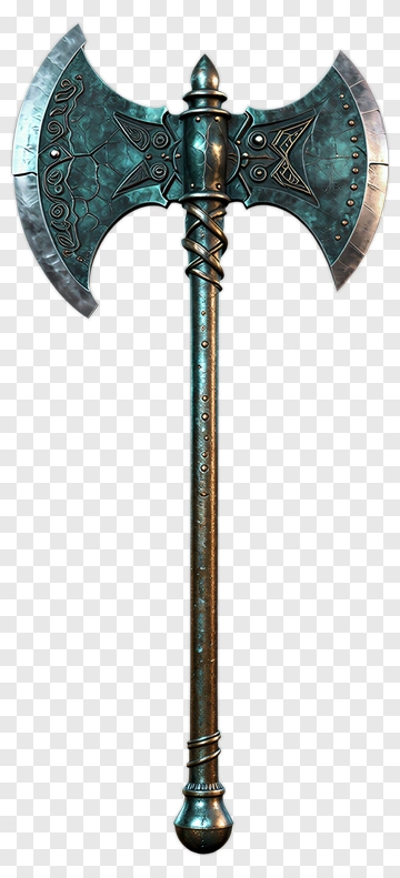 Fantasy Battle Axe PNG