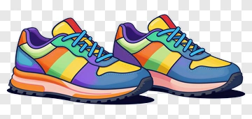 Colorful Sneakers PNG