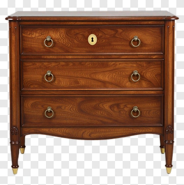 Wooden Chest Of Drawers PNG