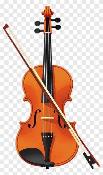 Violin With Bow PNG
