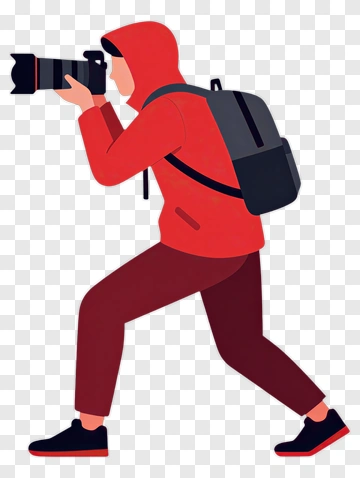 Photographer Taking A Picture PNG