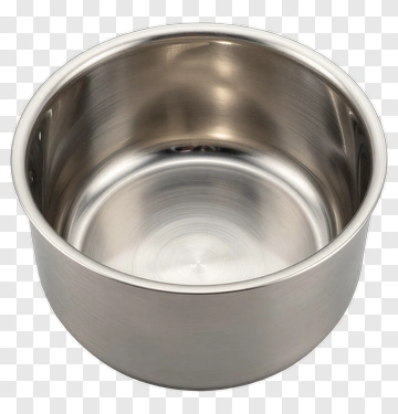 Stainless Steel Bowl PNG
