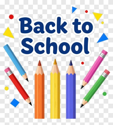 Back To School With Colorful Pencils PNG