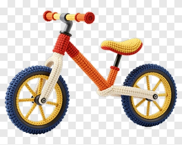 Colorful Balance Bike PNG
