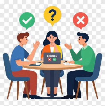 Business Team Making A Decision PNG