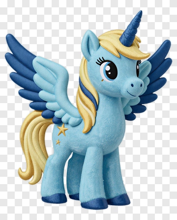 Cartoon Winged Unicorn PNG
