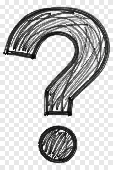Sketchy Question Mark Symbol PNG