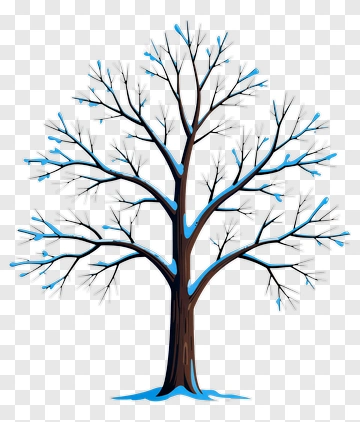 Winter Tree With Snow PNG