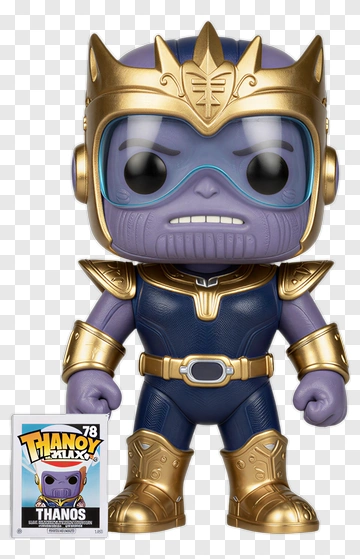 Thanos Funko Pop Figure PNG