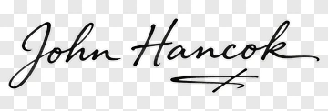 John Hancock Signature PNG