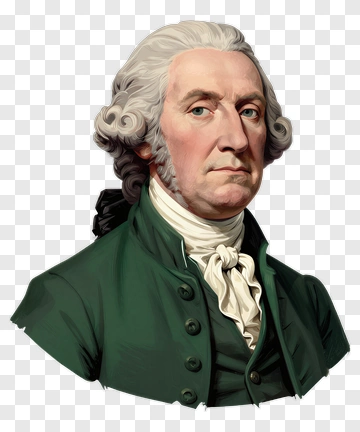 Historical Man In Green Coat PNG
