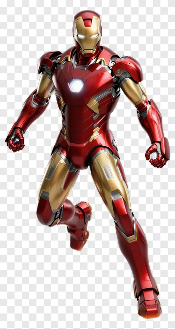 Iron Man In Action Pose PNG