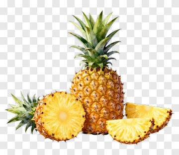 Pineapple With Slices PNG