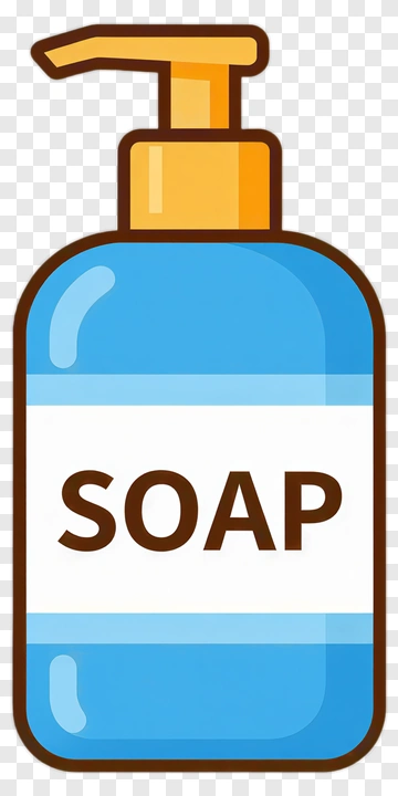 Cartoon Soap Dispenser PNG
