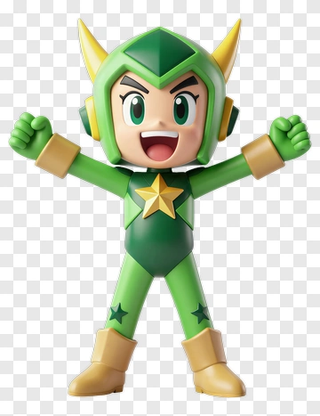 Cartoon Superhero Character In Green Costume PNG