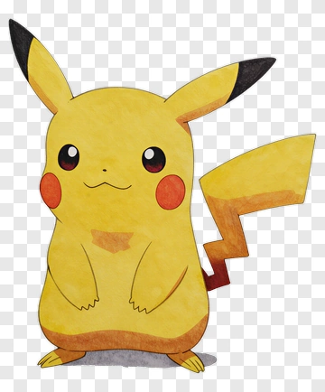 Pikachu Character Illustration PNG