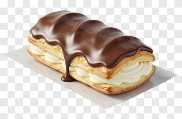 Chocolate Eclair Dessert PNG