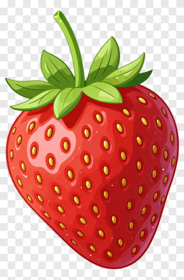 Cartoon Strawberry PNG