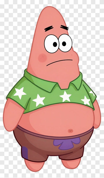 Cartoon Patrick Star PNG