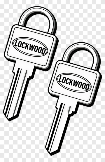 Key Set With Lockwood Branding PNG