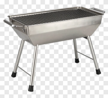 Stainless Steel Barbecue Grill PNG