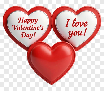 Valentine's Day Heart Candy PNG