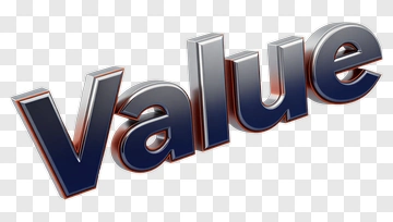 3D Text Value PNG
