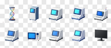 Medical Laboratory Equipment And Computer Systems PNG