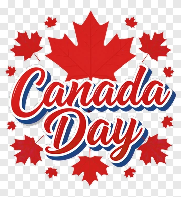 Canada Day Celebration Design PNG